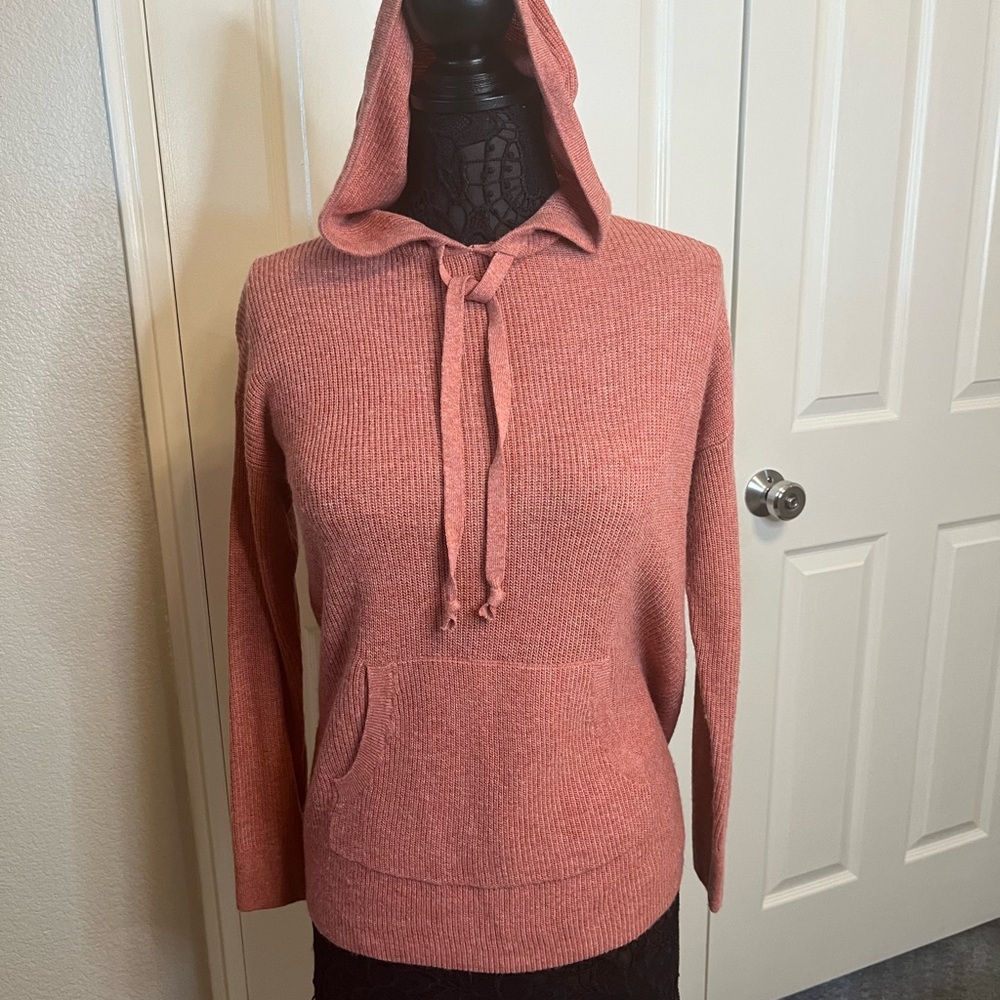 Loft hooded sweater.